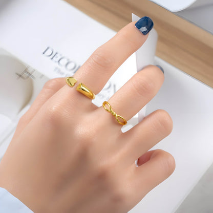 Adjustable Heart Ring