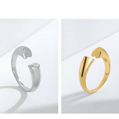 Adjustable Heart Ring