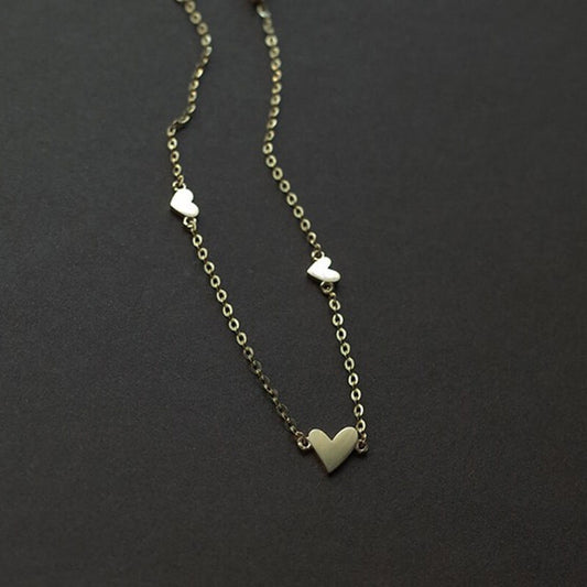 Stackable Heart Bracelet with Hearts