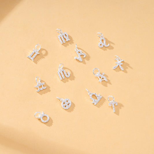 Zodiac Charm Pendant Necklace